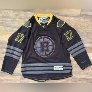 Boston Bruins Milan Lucic #17 Reebok Black Ice Edition NHL Jersey Large